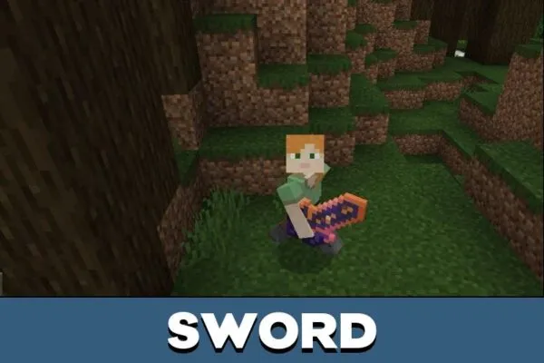 Sword from Inferno Weapons Mod for Minecraft PE