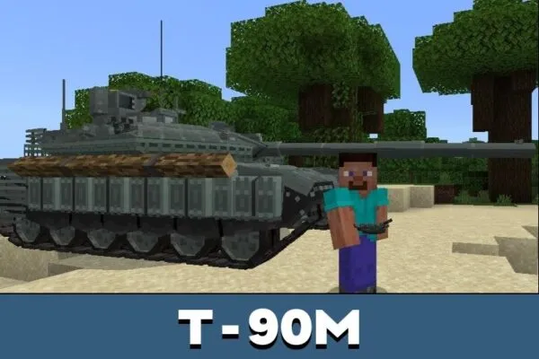 T 90M from New California Republic Mod for Minecraft PE