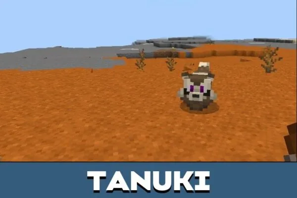 Tanuki from Raccoon Mod for Minecraft PE