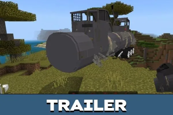 Trailer from Mad Max Mod for Minecraft PE