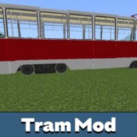 Tram Mod for Minecraft PE