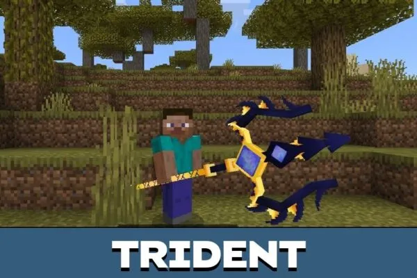 Trident from Shounen De Fantasy Mod for Minecraft PE