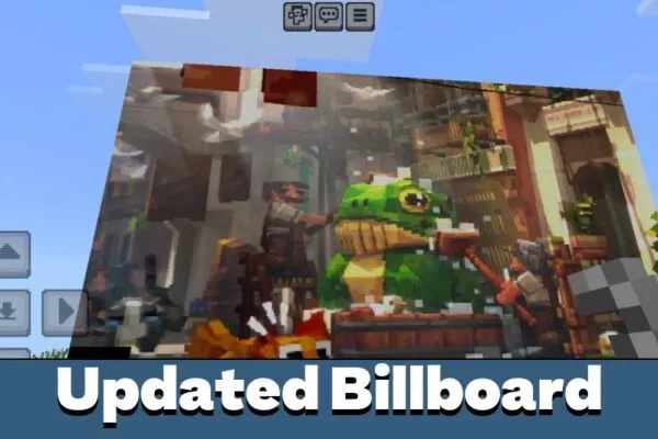 Updated from Display Screen Mod for Minecraft PE