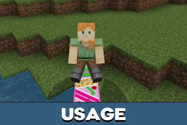 Usage from Future Boards Mod for Minecraft PE