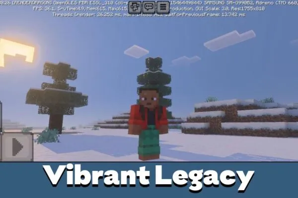 Vibrant Legacy from Vibrant Shaders for Minecraft PE