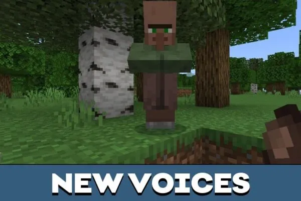 New Voices from Talking Villagers Texture Pack for Minecraft PE