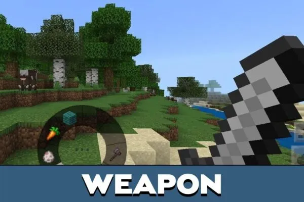 Weapons from Circular Hotbar Texture Pack for Minecraft PE