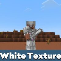 White Texture Pack for Minecraft PE