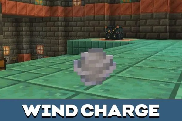 Wind Charge from Minecraft PE 1.20-1.21