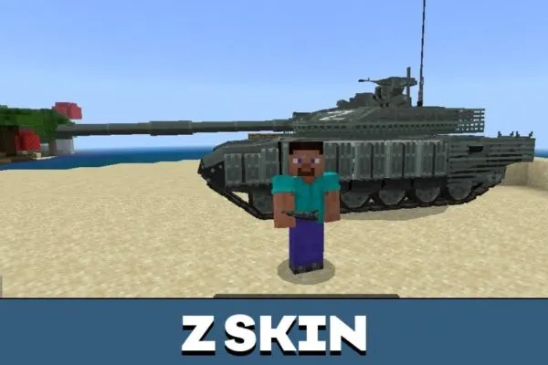 Z Skin from New California Republic Mod for Minecraft PE