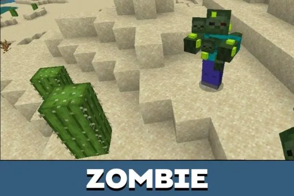 Zombie from Generator Rex Mod for Minecraft PE