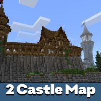 2 Castles Map for Minecraft PE