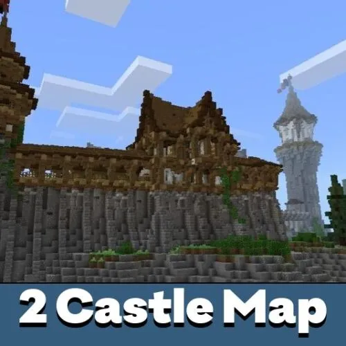 2 Castles Map for Minecraft PE