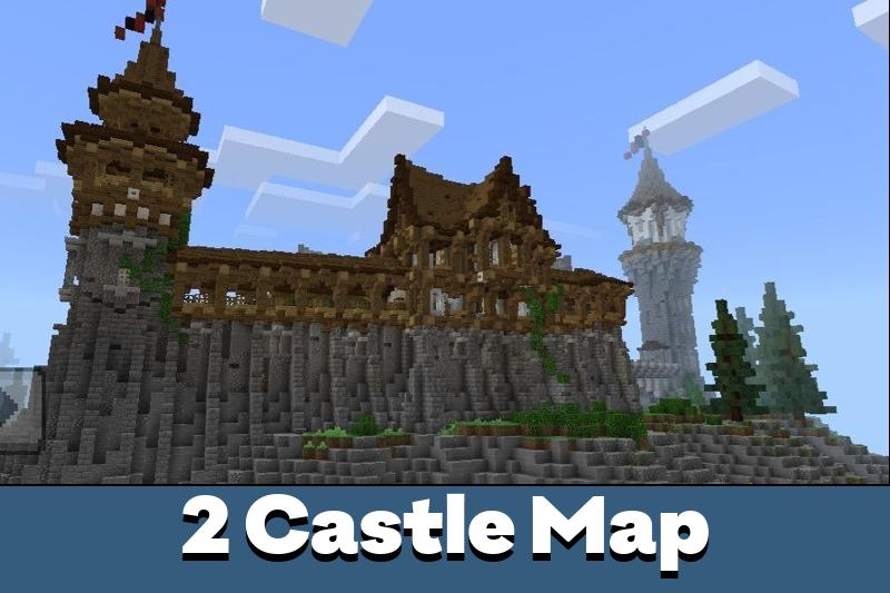 Download 2 Castles Map for Minecraft PE - 2 Castles Map for MCPE