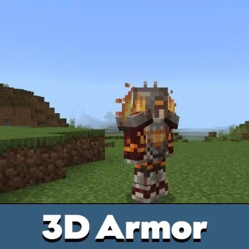 3D Armor Mod for Minecraft PE