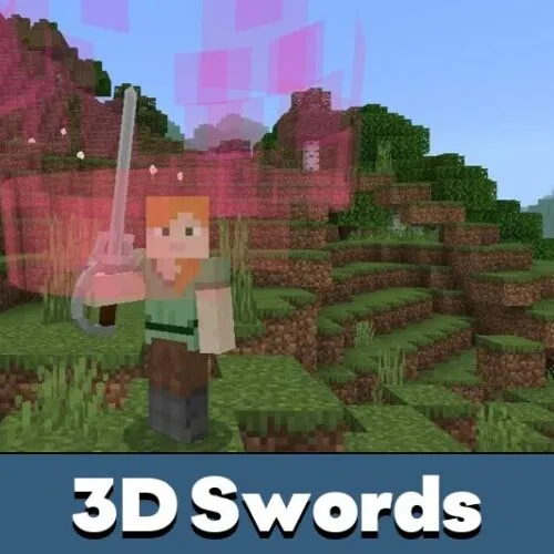 3D Swords Mod for Minecraft PE