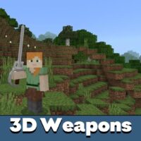 3D Weapons Mod for Minecraft PE