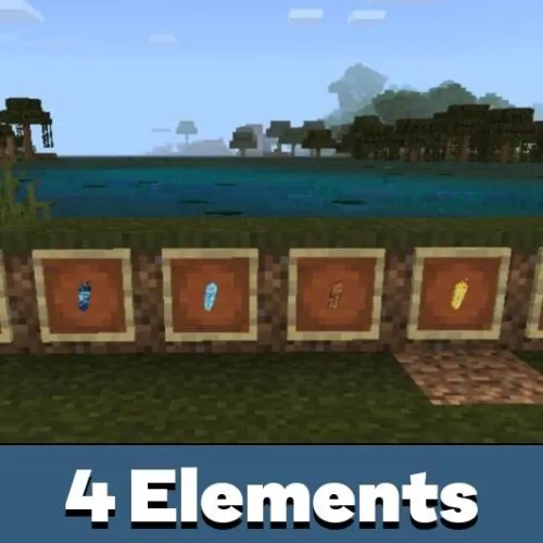 4 Elements Mod for Minecraft PE