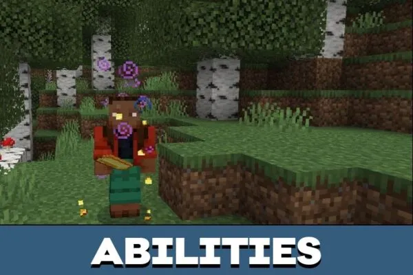 Abilities from Eating Items Mod for Minecraft PE