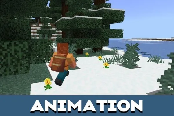 Animation from Bundlepack Mod for Minecraft PE