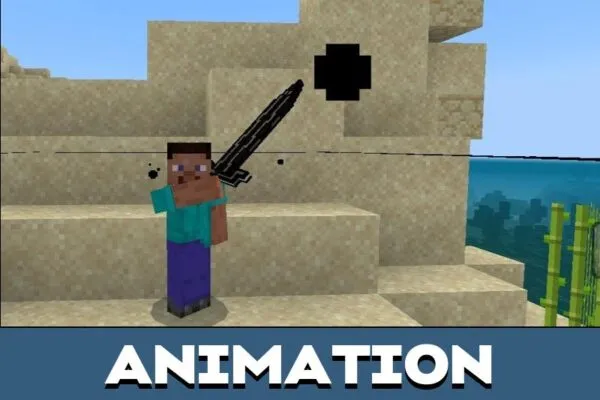 Animation from Dark Magic Mod for Minecraft PE