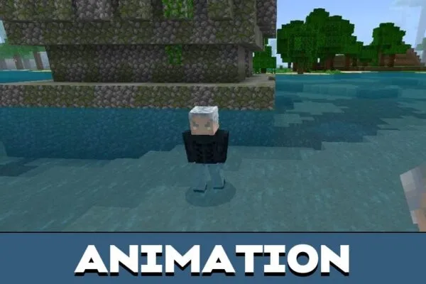 Animation from Garou Mod for Minecraft PE