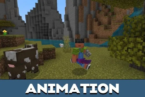 Animation from Sung Jin Woo Dagger Mod for Minecraft PE