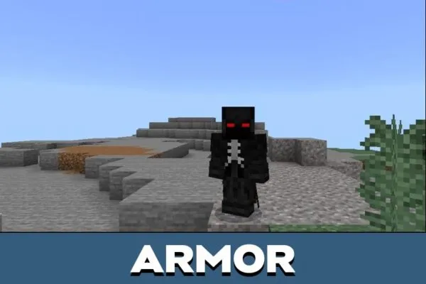 Armor from Grim Reaper Mod for Minecraft PE