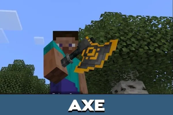 Axe from Solar Tools Mod for Minecraft PE