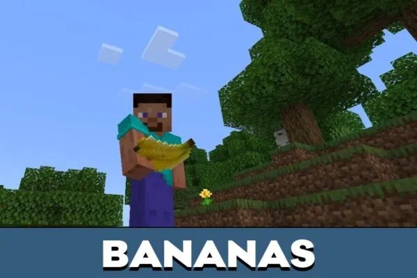 Bananas from Monkey Mod for Minecraft PE