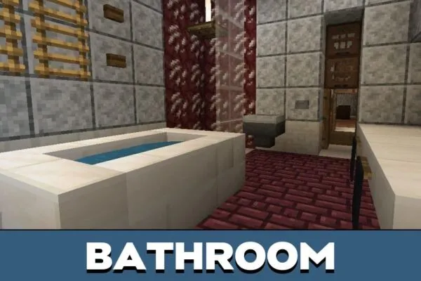 Bathroom from Hotels City Map for Minecraft PE