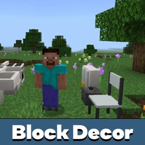 Block Decor Mod for Minecraft PE