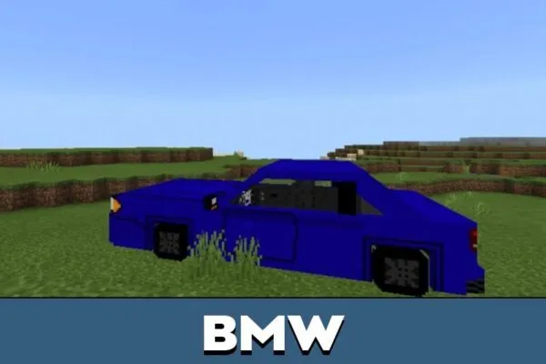 BMW from 3D Cars Mod for Minecraft PE