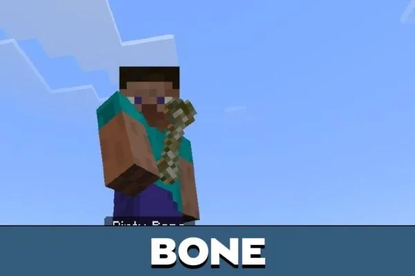 Bone from Skeleton Decor Mod for Minecraft PE