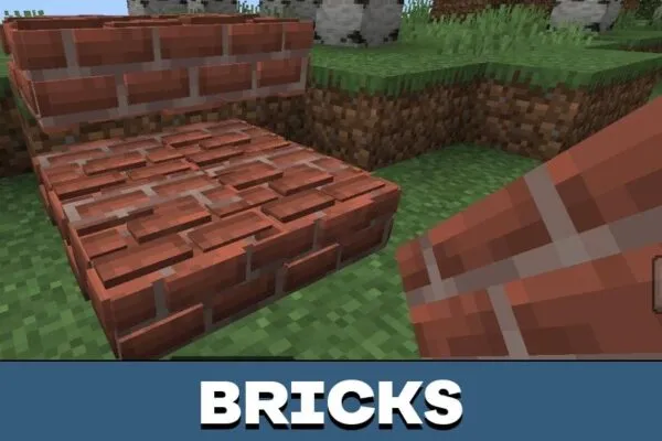 Bricks from 3D Blocks Mod for Minecraft PE