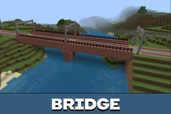 Bridge from Train Map for Minecraft PE