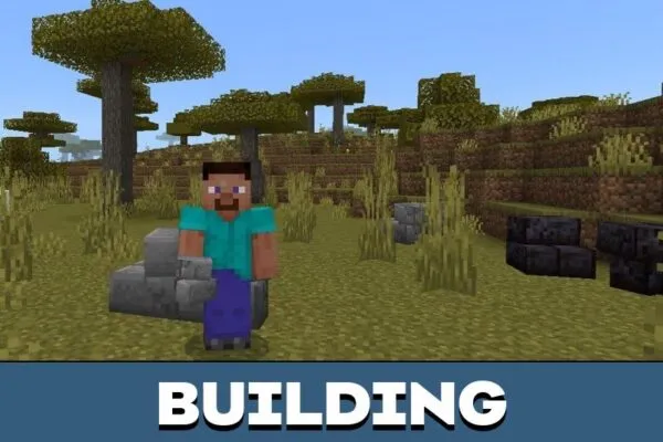 Buildings from Collapsed Blocks Mod for Minecraft PE