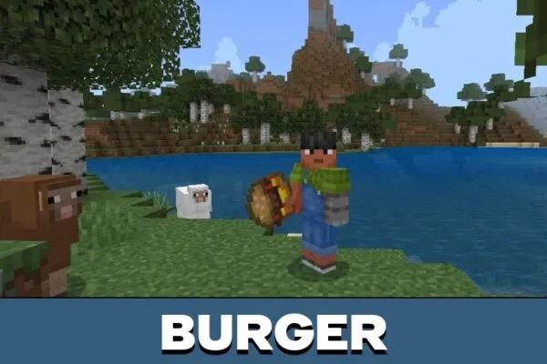 Burger from Homeless Mod for Minecraft PE