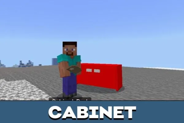 Cabinet from Props Mod for Minecraft PE