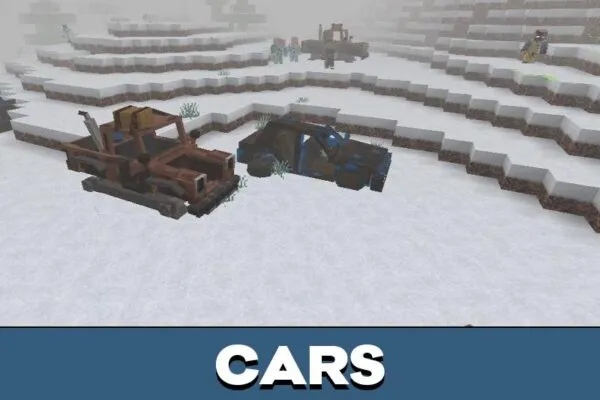 Cars from Dying Day Mod for Minecraft PE