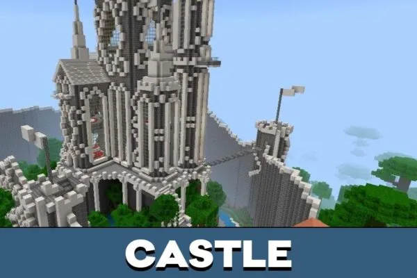 Castle from 2 Towers Map for Minecraft PE