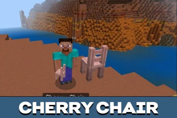 Chair from Deco Drop Mod for Minecraft PE