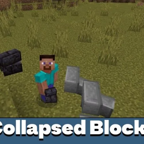 Collapsed Blocks Mod for Minecraft PE