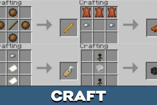 Craft from Crafting Book Mod for Minecraft PE