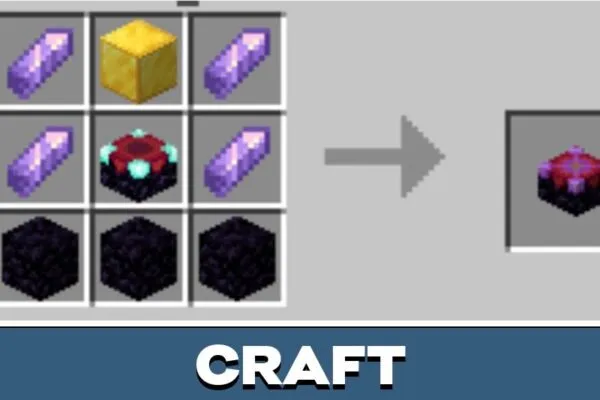 Craft from Enchantment Table Mod for Minecraft PE