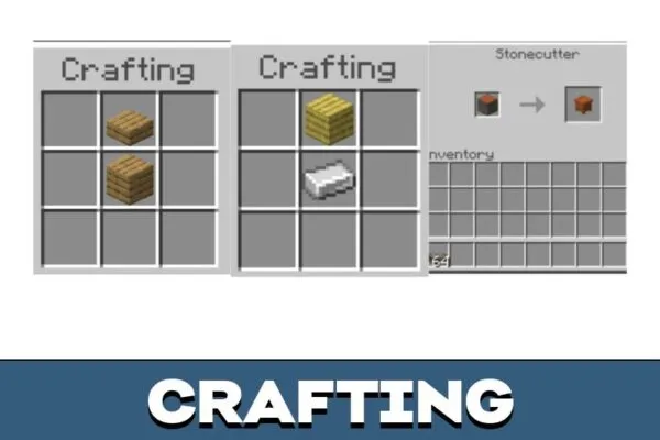 Crafting from Deco Drop Mod for Minecraft PE