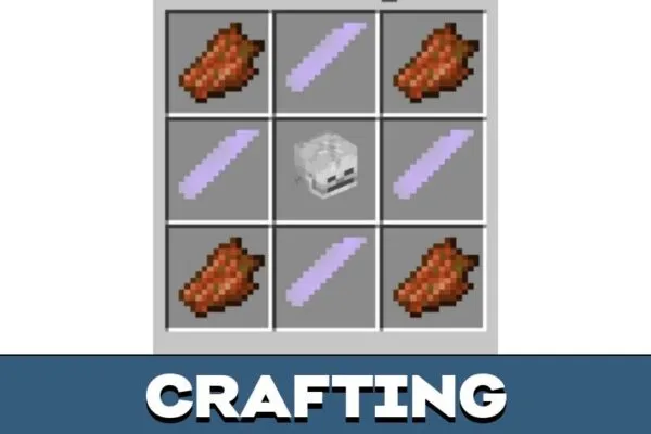 Crafting from Dreaded Dusk Mod for Minecraft PE