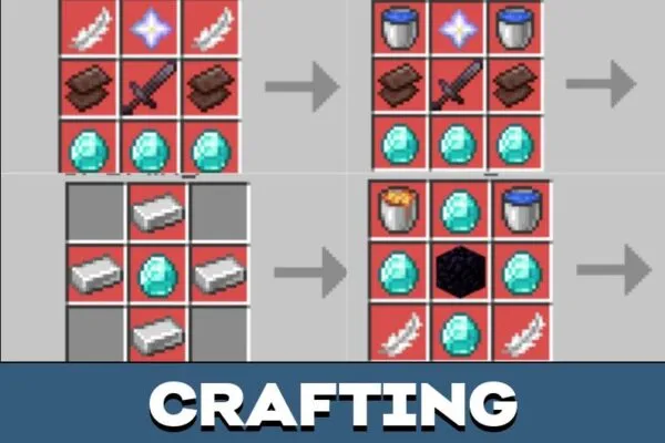 Crafting from Earth Element Mod for Minecraft PE