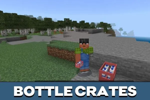 Bottle Crates from Monodeco Mod for Minecraft PE