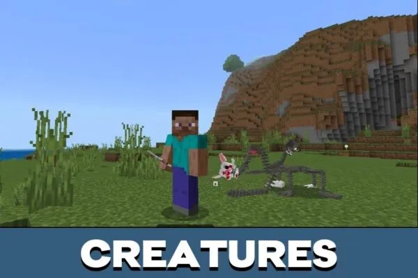 Creatures from FNAF 2 Mod for Minecraft PE